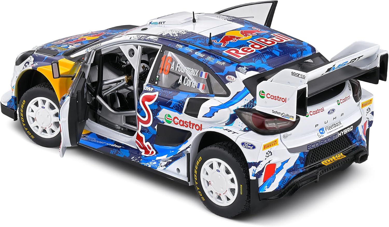 Thumbnail 6 de Solido Ford Puma Rally 1 1:18, biały #16 Fourmaux/Coria, Rally Sweden 2024