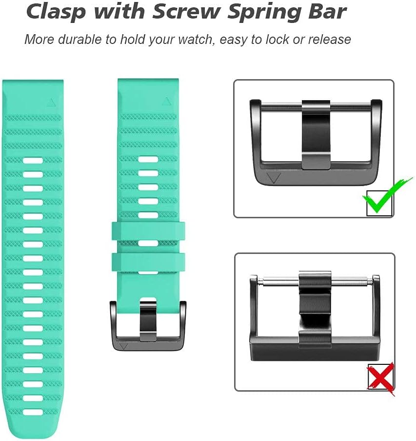 Thumbnail 2 de NotoCity Cinturino silicone 22mm per Garmin Fenix 6/5/Forerunner 935/945 e altri modelli – multipli colori