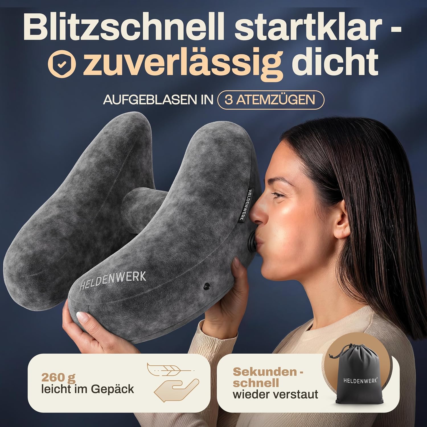 Thumbnail 1 de HELDENWERK Air Nackenkissen 5 Positionen