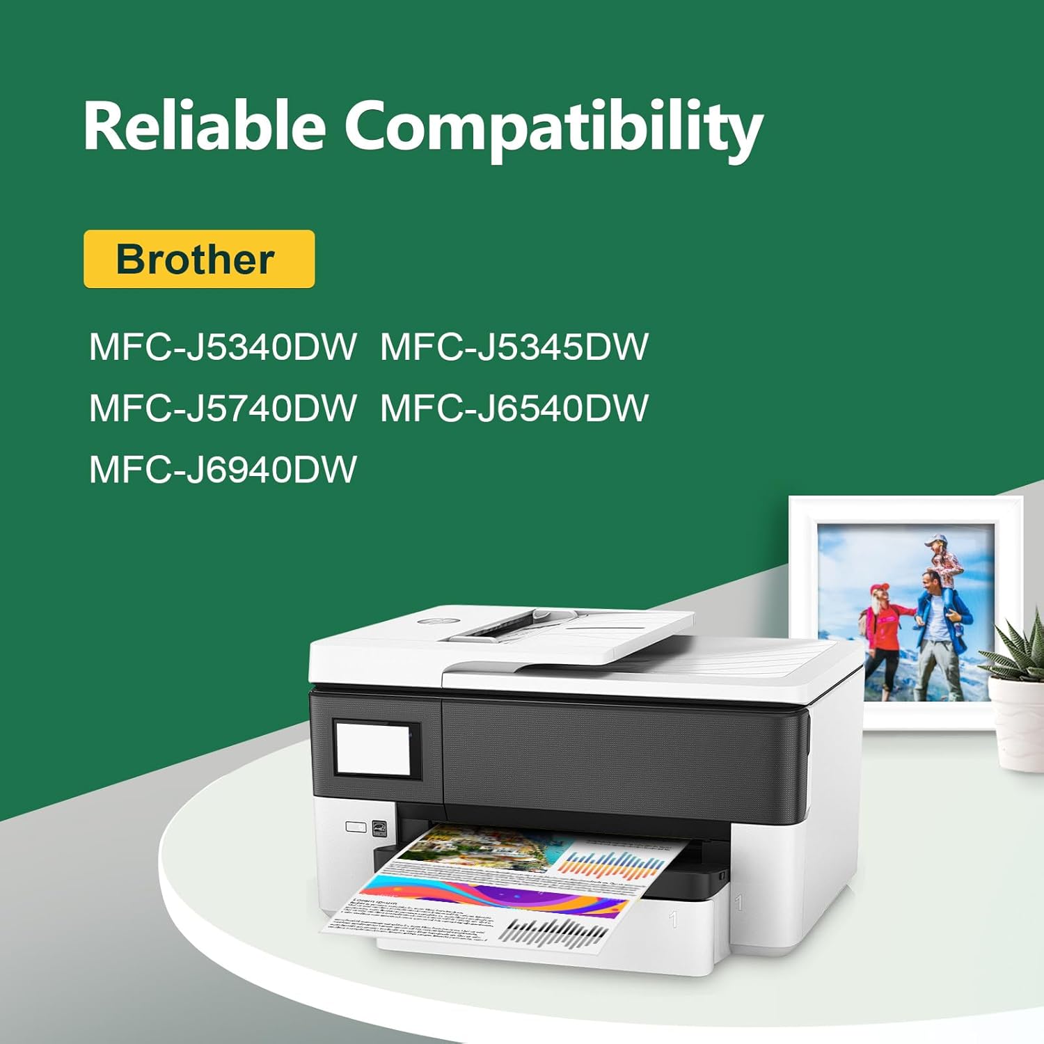 Thumbnail 2 de KINGJET LC422XL 8-pack ink cartridges for Brother printers 🖨️