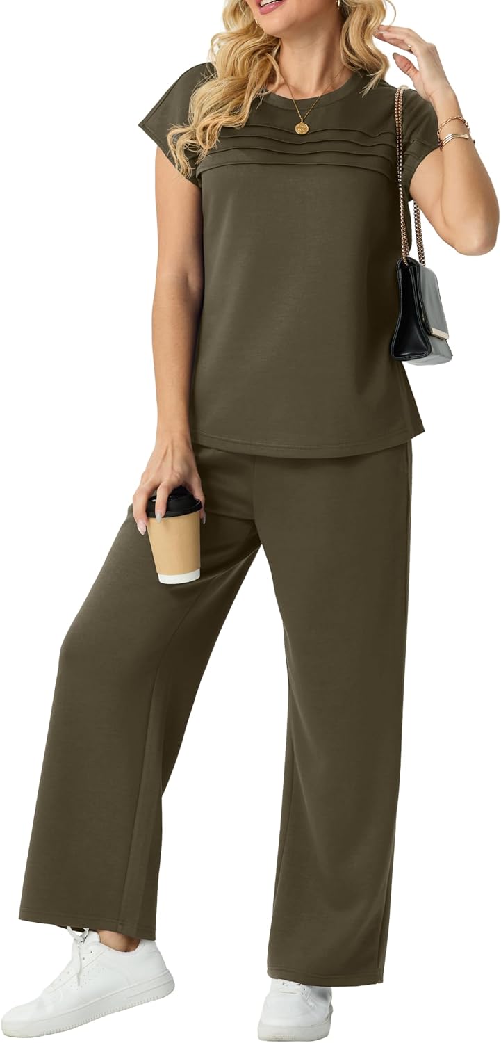 Detalle de GRECERELLE Two Piece Outfits for Women – Lightweight Summer Travel Set