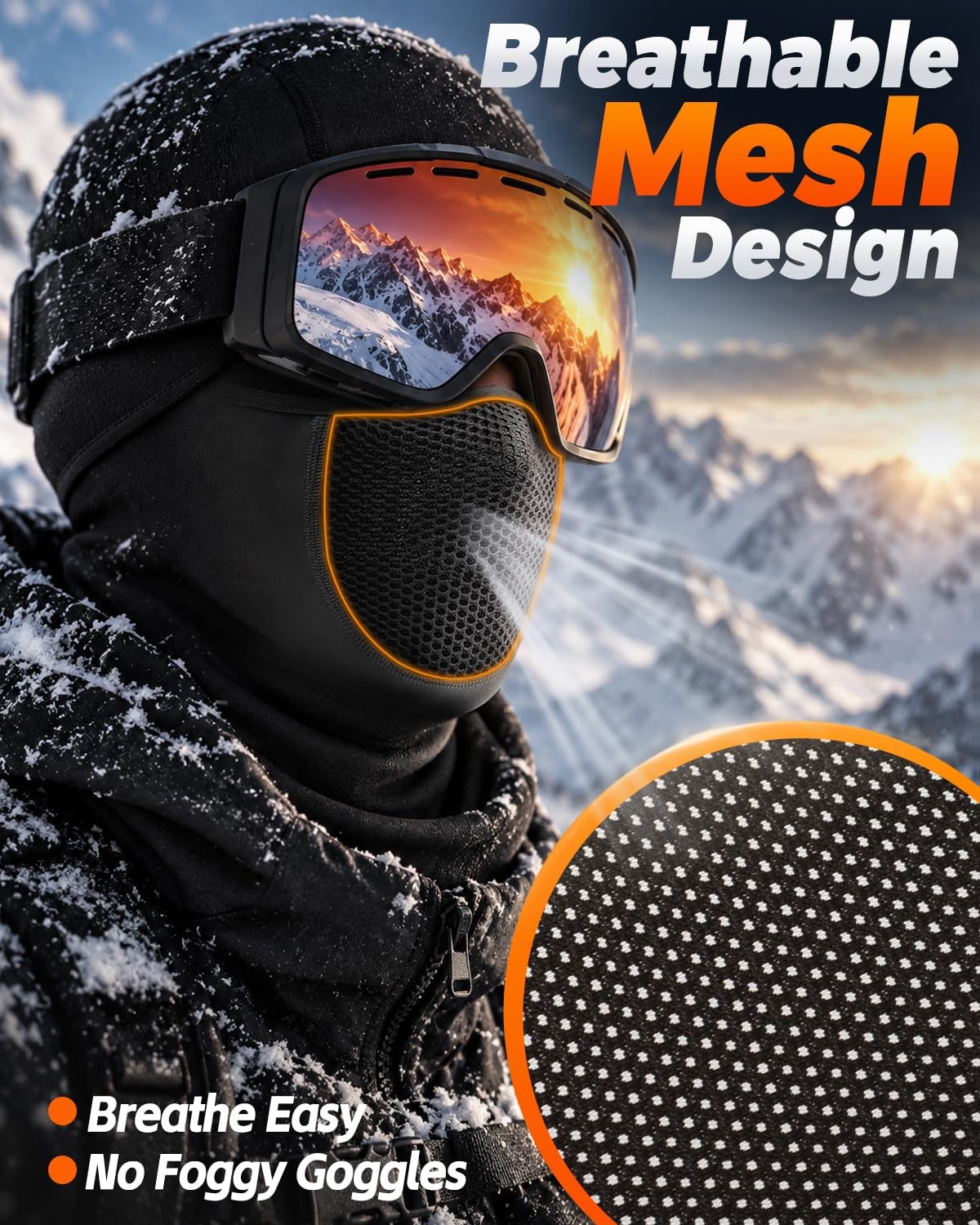 Thumbnail 1 de Balaclava Ski Face Mask, Fleece