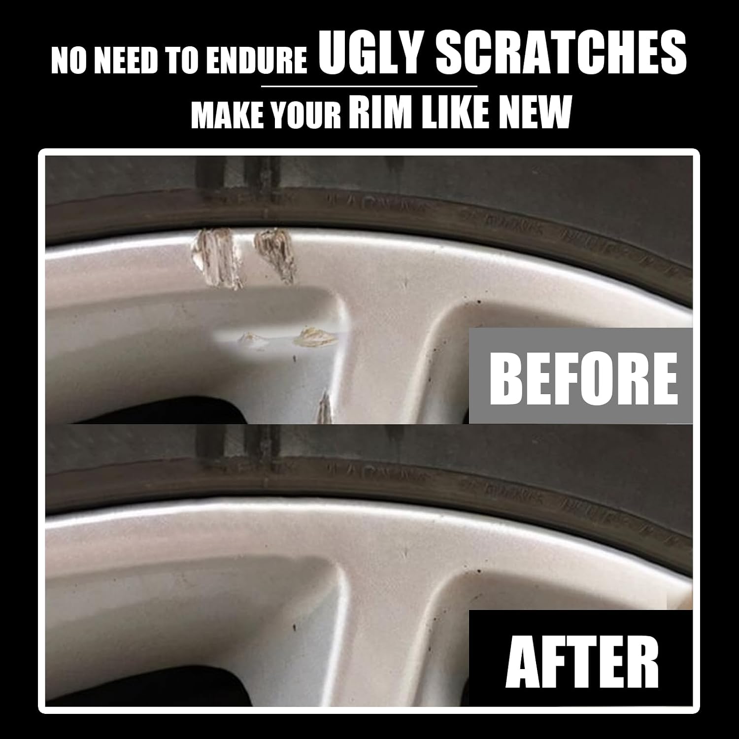 Thumbnail 2 de Gloss Black Rim Touch Up Paint – Wheel Repair Kit