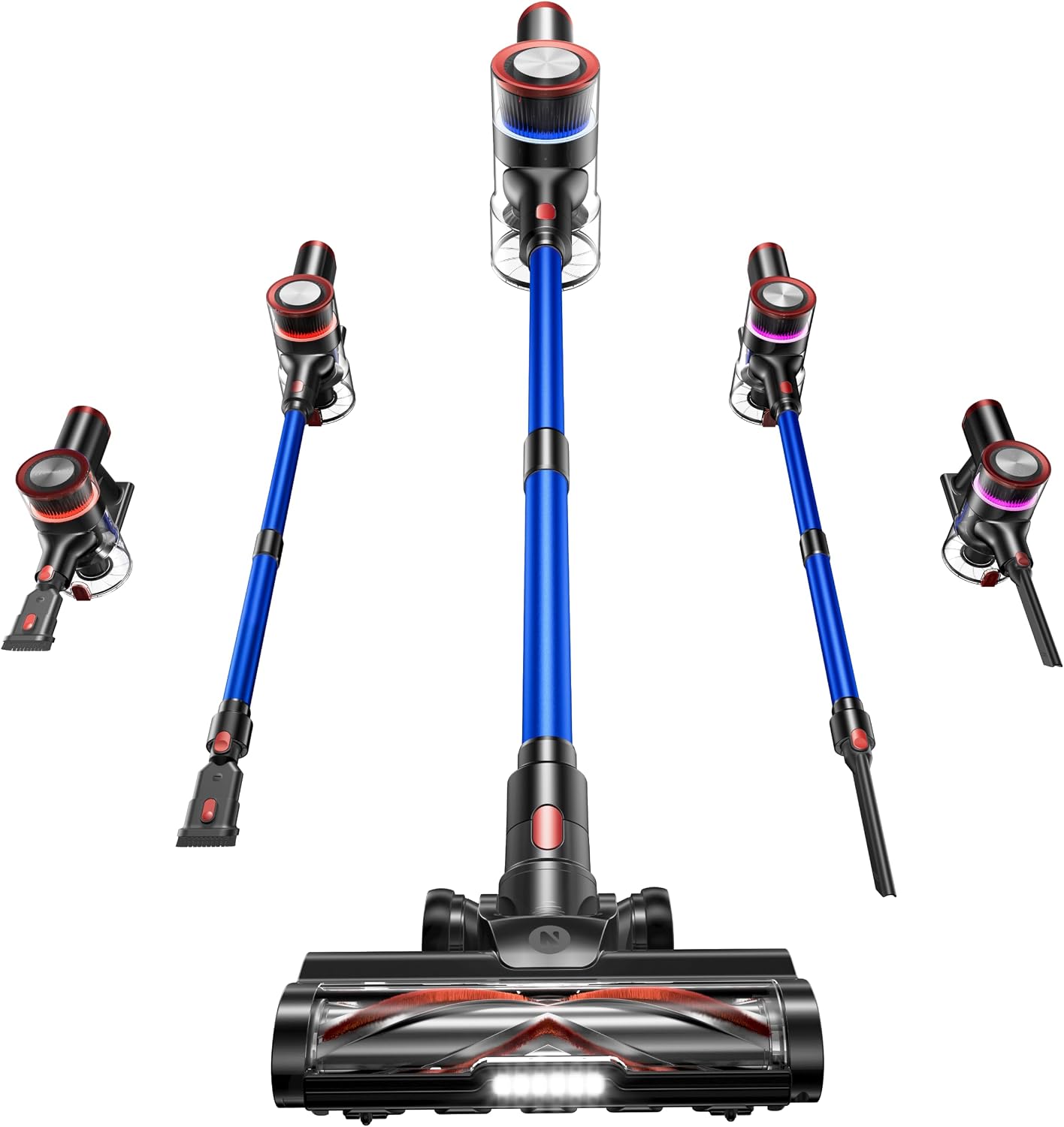 Detalle de NADALY Cordless Vacuum 550W, 65 Mins 🧹