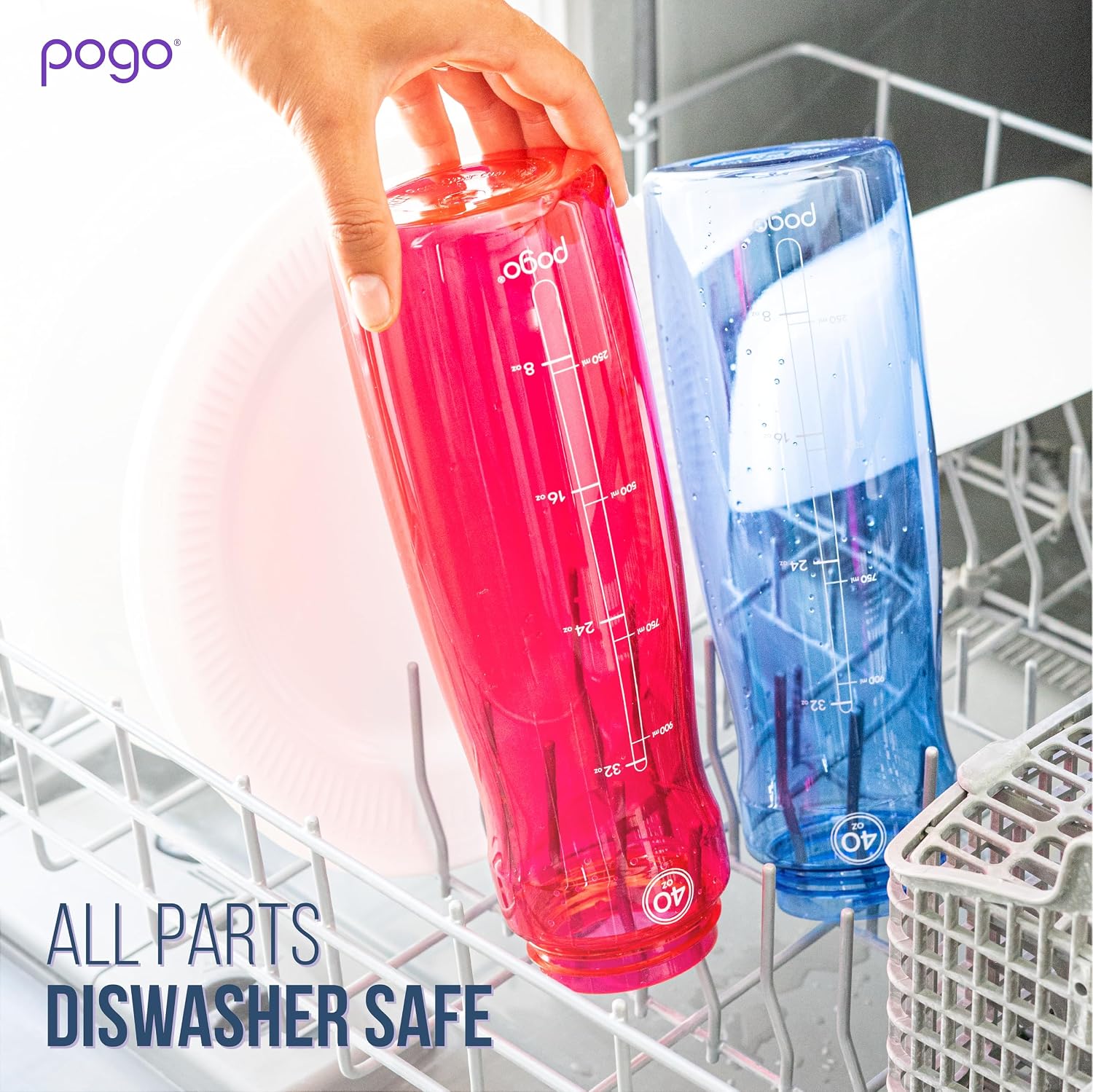 Thumbnail 5 de Pogo Tritan Water Bottle 18 oz
