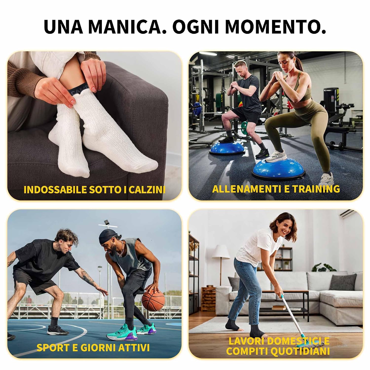 Thumbnail 5 de CAMBIVO Cavigliera Sportiva 15-20 mmHg