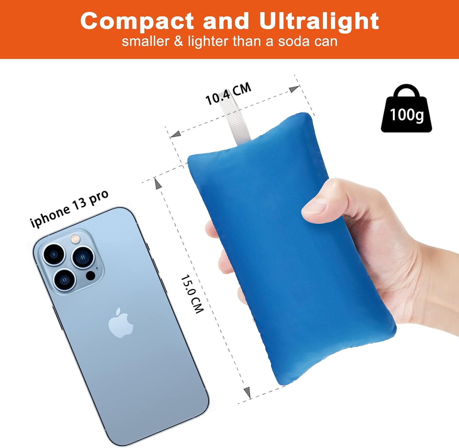 Thumbnail 1 de Eono Ultralight Inflatable Camping Pillow (compressible travel air pillow)