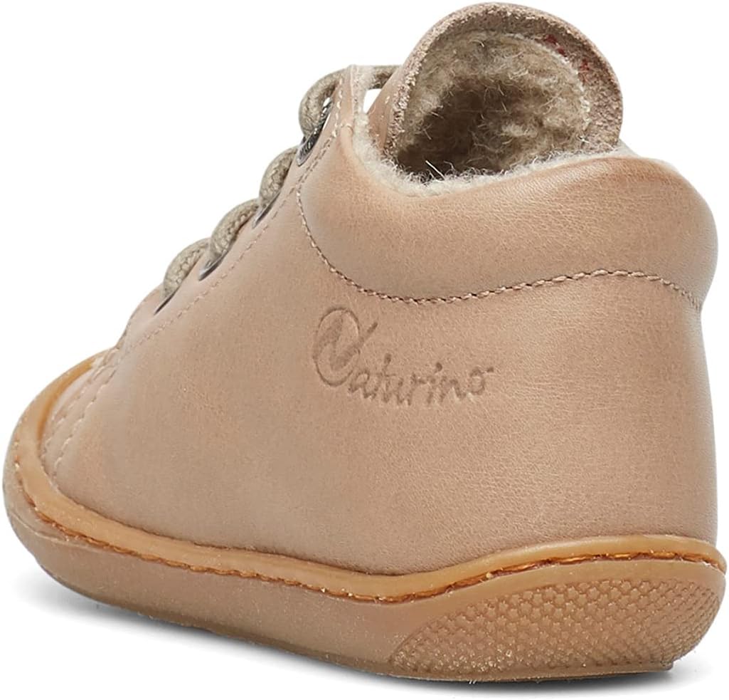 Thumbnail 1 de Naturino Lauflernschuhe aus Metallic – Schnürschuh aus Leder mit Wollfutter