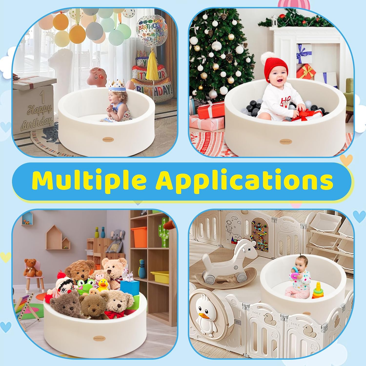 Thumbnail 4 de HARBOLLE 35.4" Baby Ball Pit