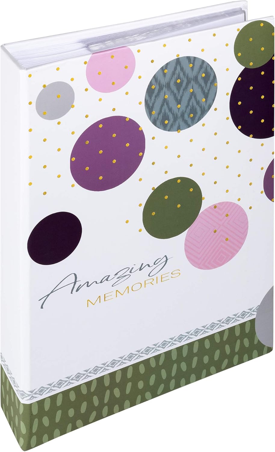 Detalle de walther design Album Photo Vert ME-488-A – 300 photos 10 x 15 cm