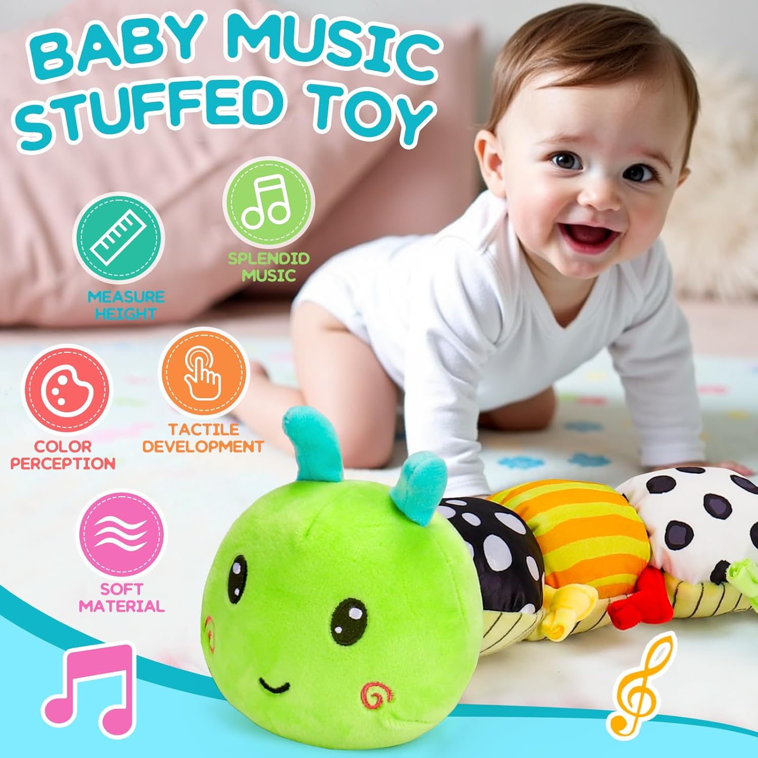 Thumbnail 4 de Baby Caterpillar Music Toy 0–12 Months