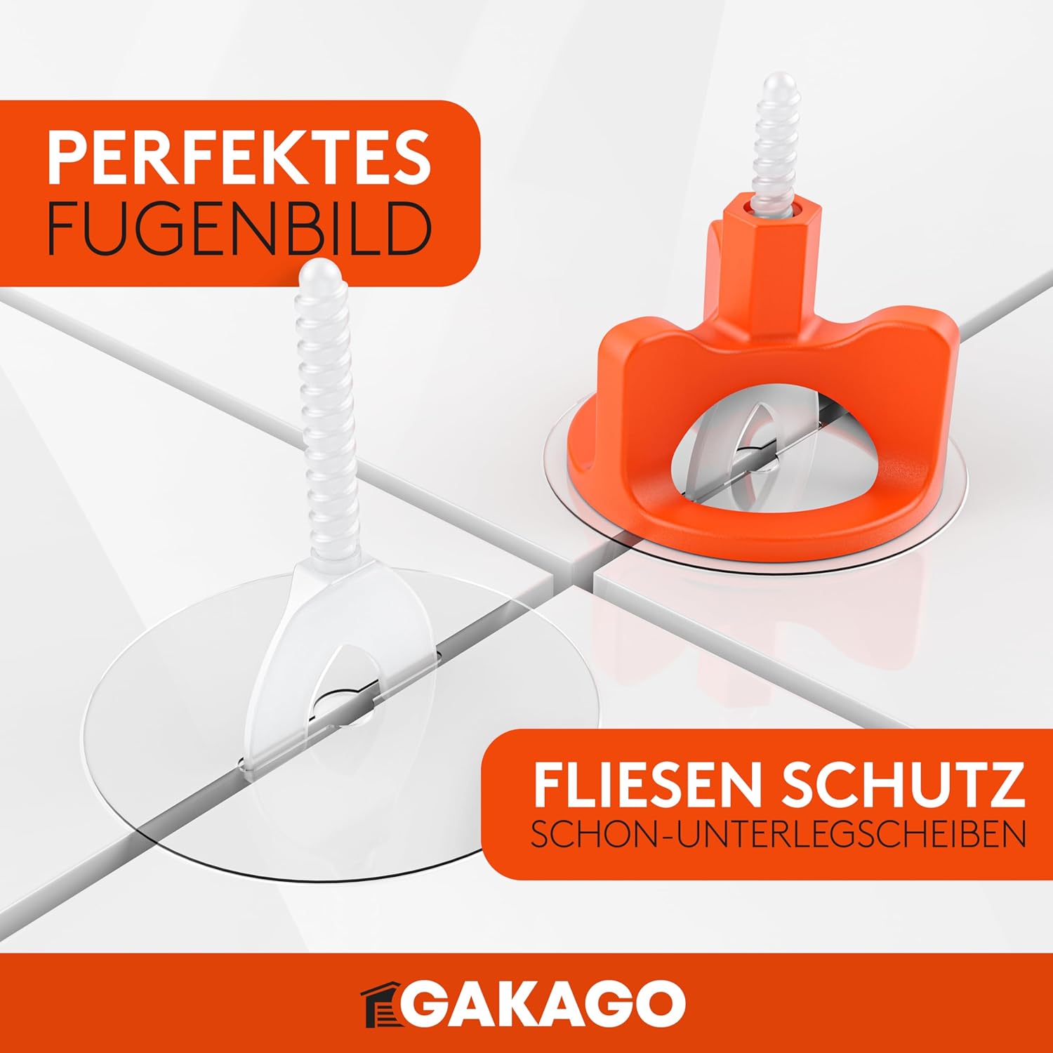 Thumbnail 2 de Gakago Fliesen Nivelliersystem 300-tlg 3 bis 18 mm