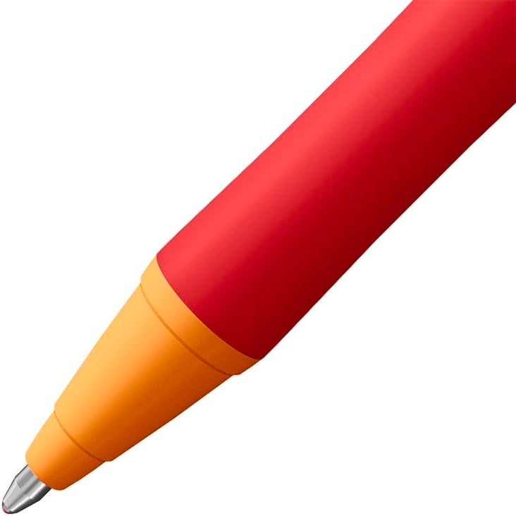 Detalle de STABILO Druck-Kugelschreiber pointball – 10er Pack, rot, 0,5 mm, nachfüllbar