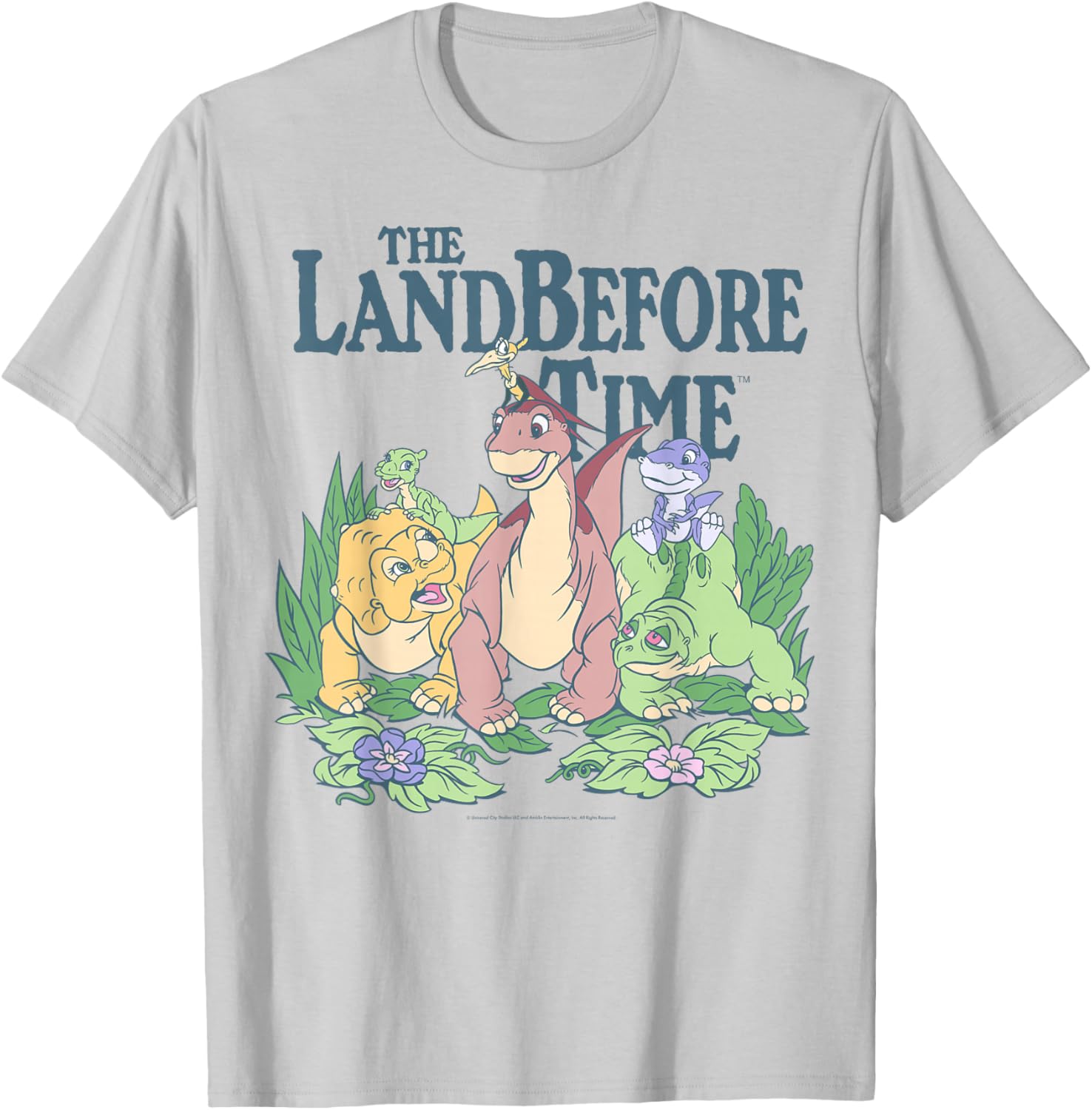 Thumbnail 2 de Maglietta Land Before Time Pastel Dinosaur Friends – taglio classico in stile leggero