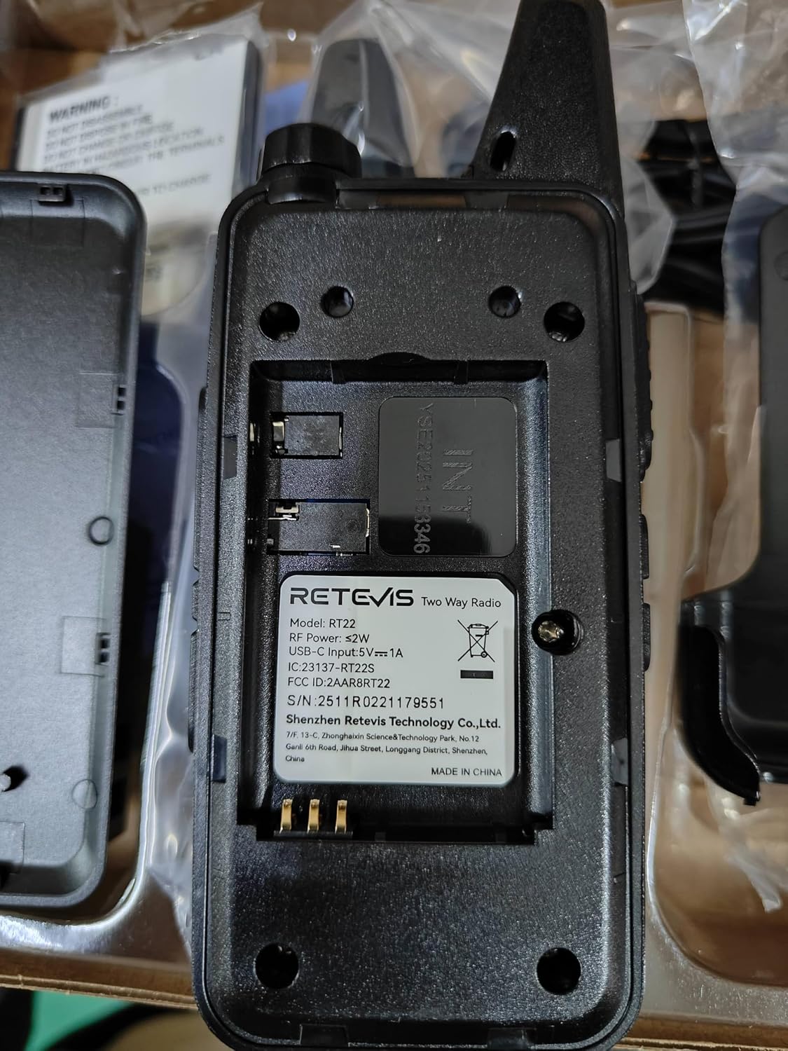 Detalle de Retevis Walkie-Talkies, 6-Pack