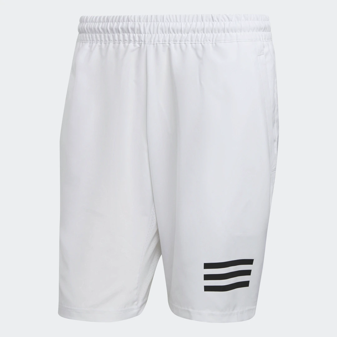 Detalle de Pantalón corto Club Tennis 3 bandas de Adidas — blanco