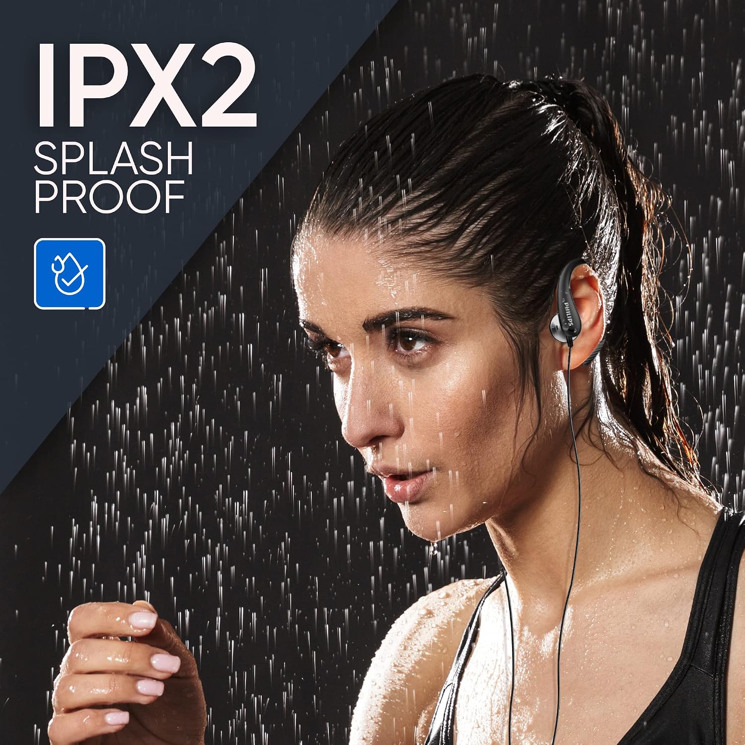 Detalle de Philips over-ear earbuds, wired