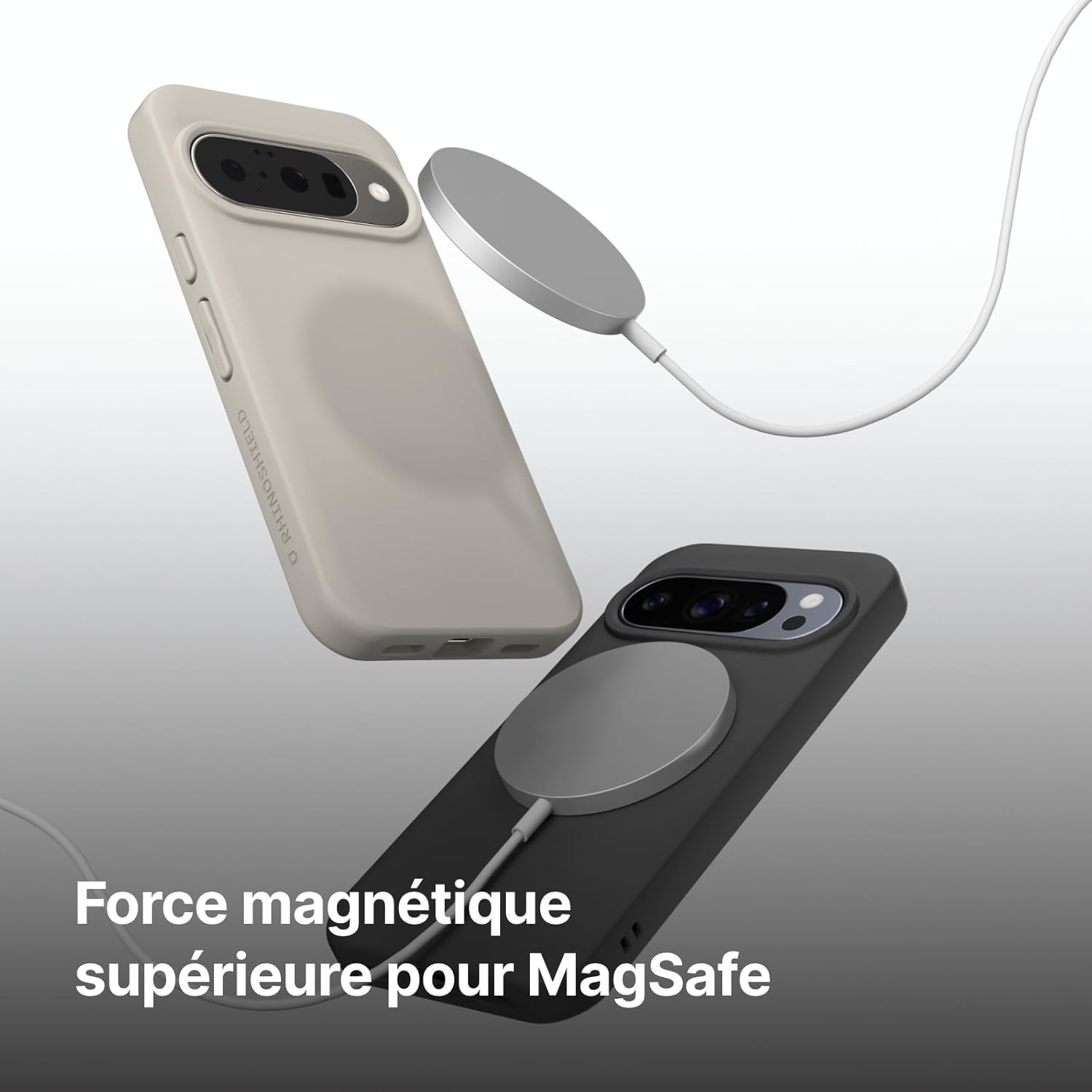 Thumbnail 4 de RhinoShield Coque MagSafe pour Pixel 10/10 Pro – Protection fine et renforcée en noir