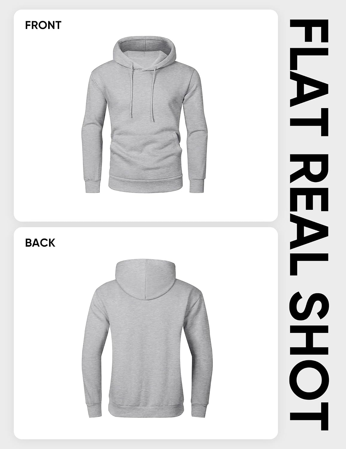 Thumbnail 5 de JMIERR Mens Casual Cotton Hoodie 1-Pack