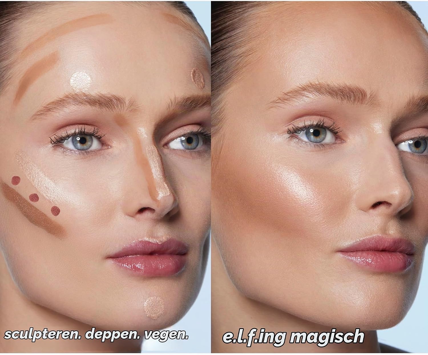 Detalle 2 de e.l.f. Halo Glow Highlight Beauty Wand Rose Quartz vloeibare highlighter