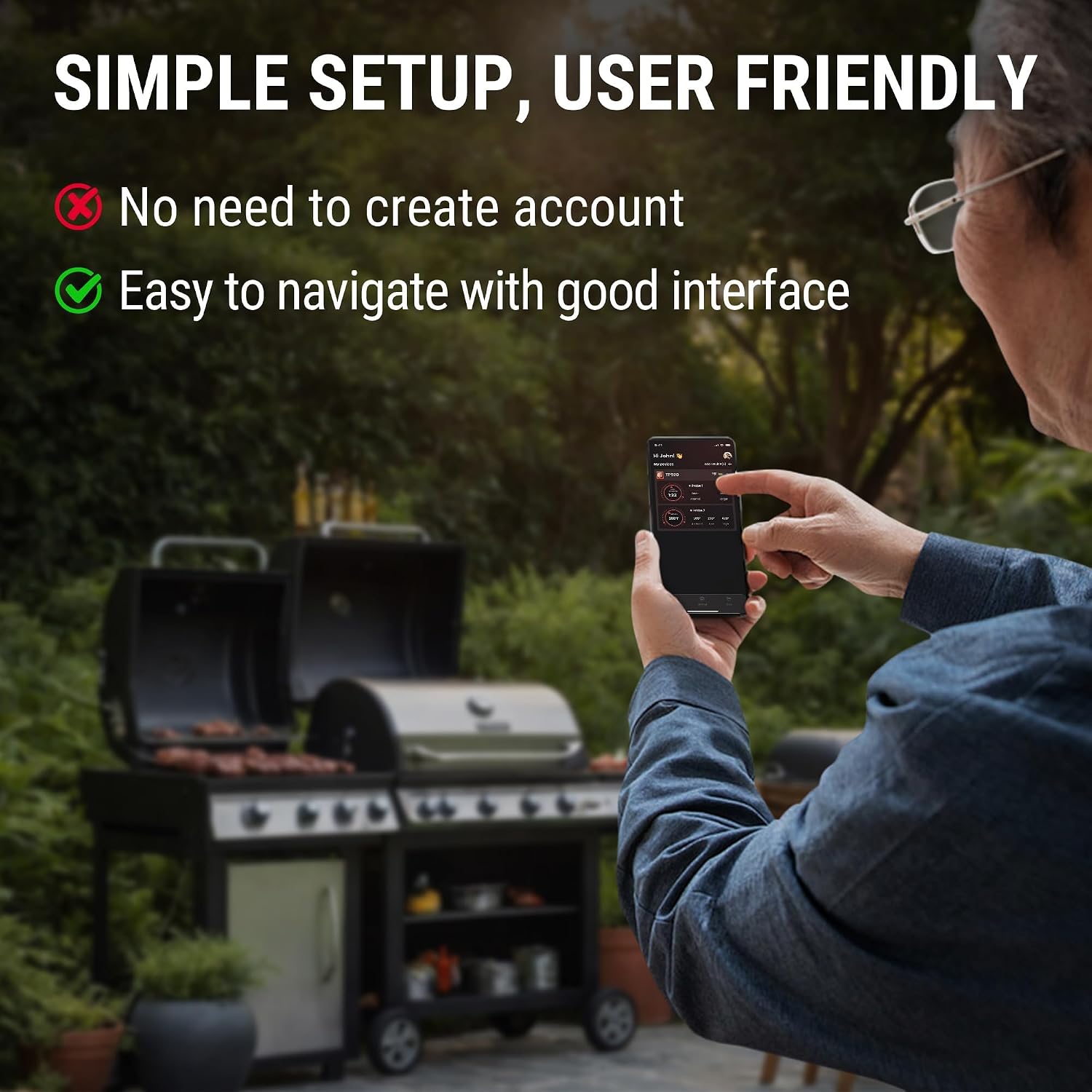 Detalle de TempPro Bluetooth meat thermometer, TempSync