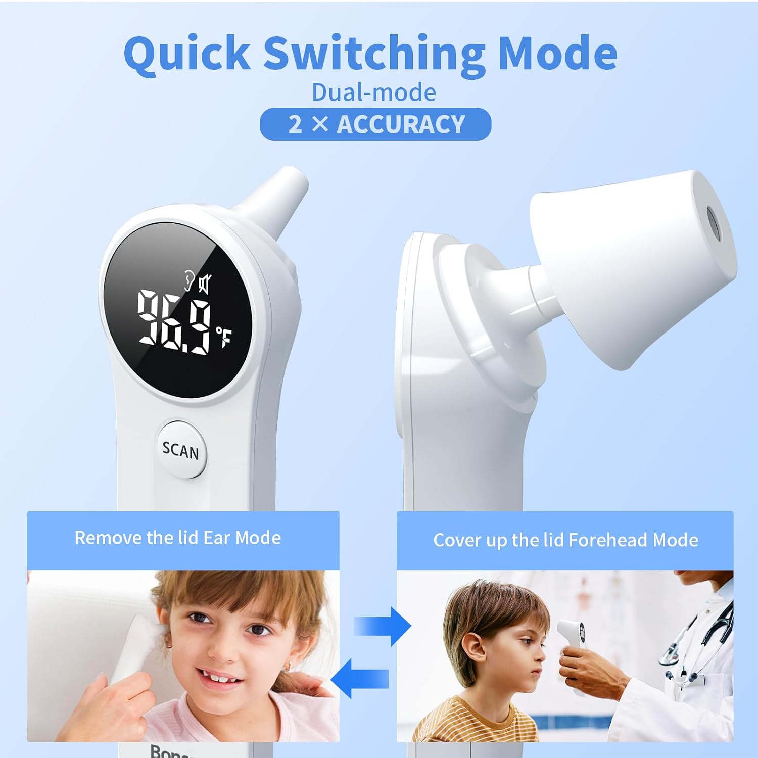 Thumbnail 1 de Boncare Ear and Forehead Thermometer