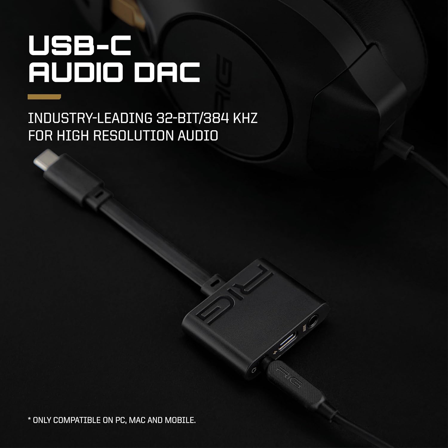 Thumbnail 5 de RIG R5 Spear MAX HD Wired Gaming Headset (40mm GrapheneQ drivers, Dolby Atmos, detachable mic)