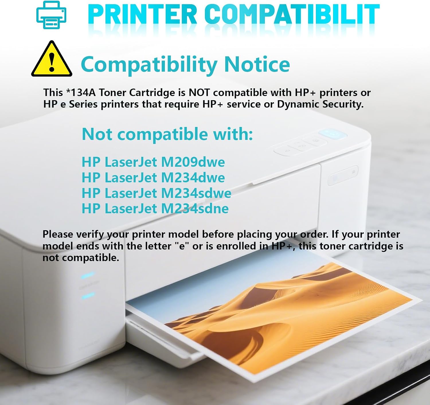 Thumbnail 2 de Hyggetech 134A W1340A Black Toner Cartridges, 2-Pack with Chip