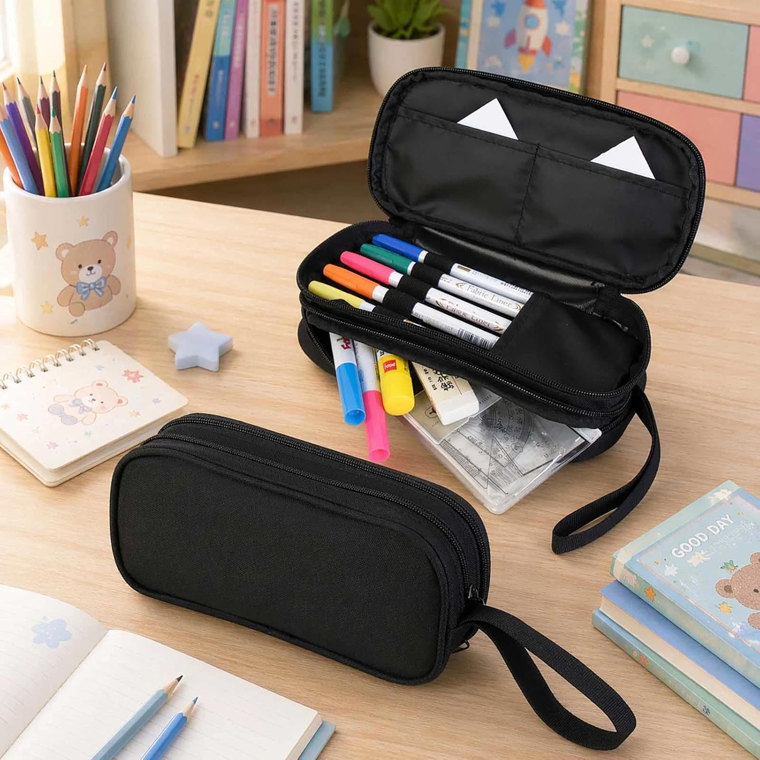 Detalle de QruKinx Kids Pencil Case, Polyester
