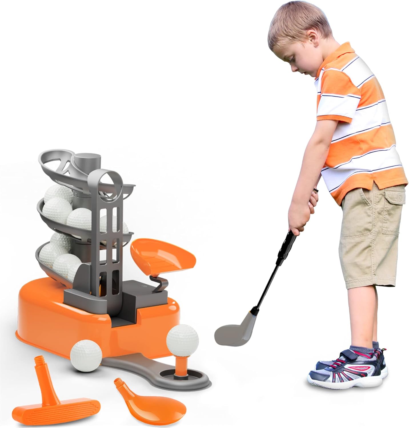 Thumbnail 5 de iPlay iLearn Kids Blue Golf Toy Set (Left & Right Club Heads) for Ages 3–5