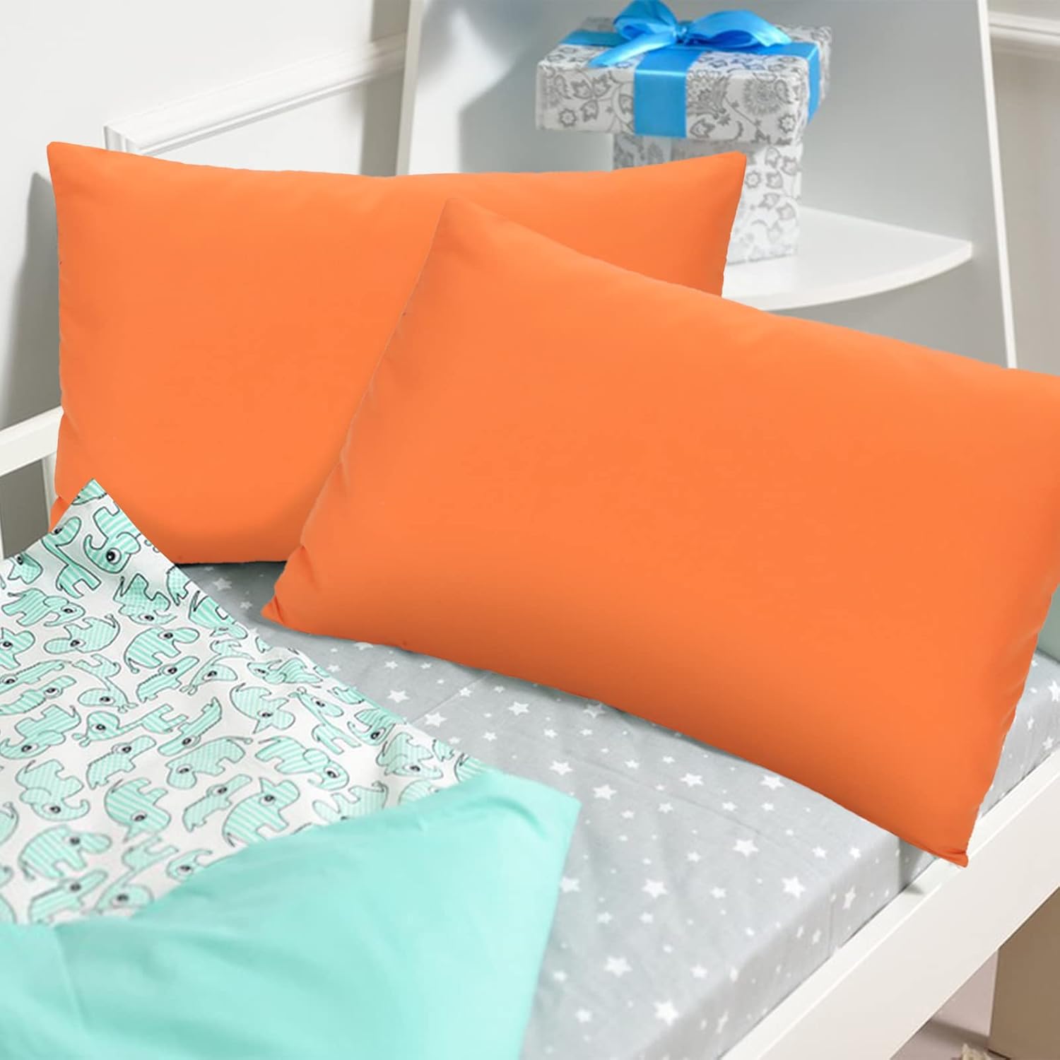 Thumbnail 6 de Winmany 2Pack Baby & Kids Pillowcases (Toddler Cushion Cover) – Orange – Soft, Breathable Envelope Style