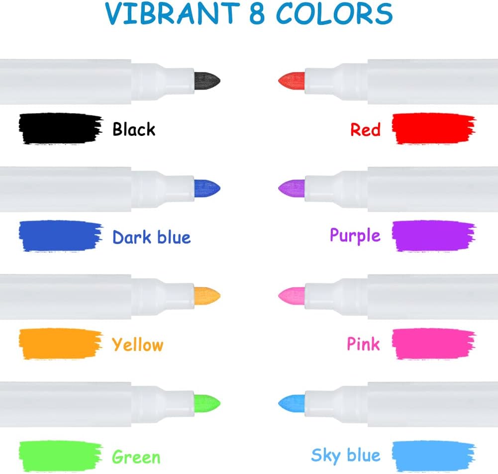 Thumbnail 3 de OFFCUP Feutre Tableau Blanc 10 pièces 🎨