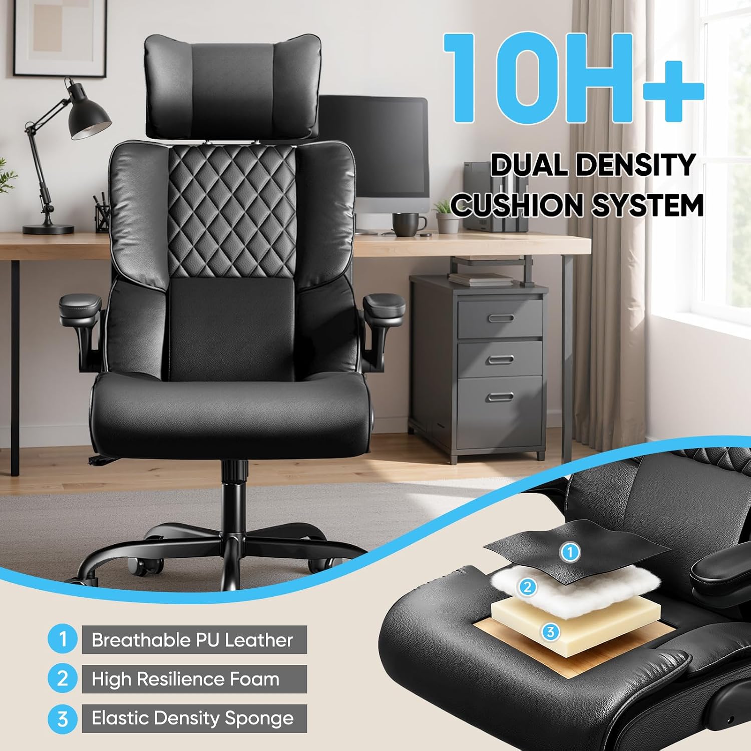 Thumbnail 4 de Sytas Office Chair with 400 lb Capacity