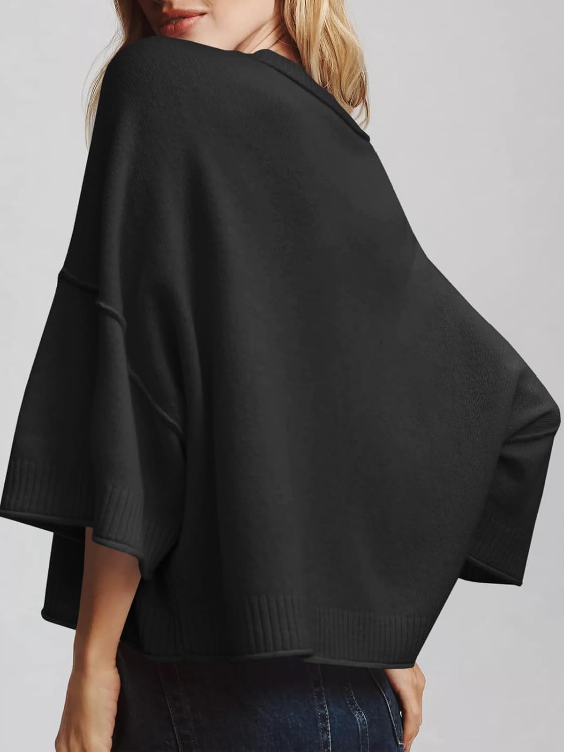 Detalle 2 de Saodimallsu Oversized Cropped Knit Top