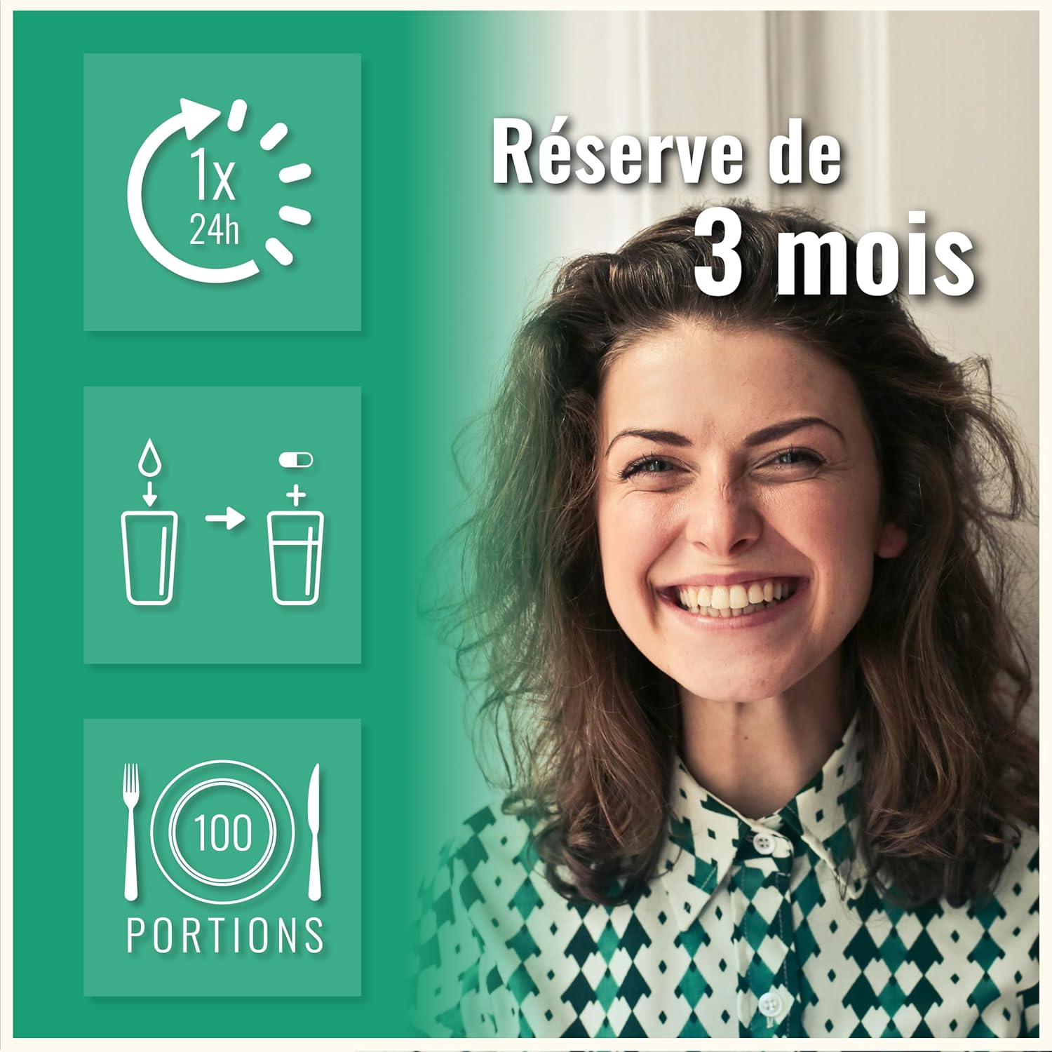 Detalle de Ashwagandha KSM-66 Gélules – Ultra dosé et pur, 100 gélules