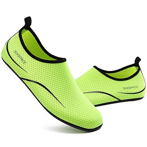 Thumbnail 6 de Sixspace Badeschuhe Damen und Herren – Wasserschuhe mit rutschfester Sohle, Grün (EU 38)