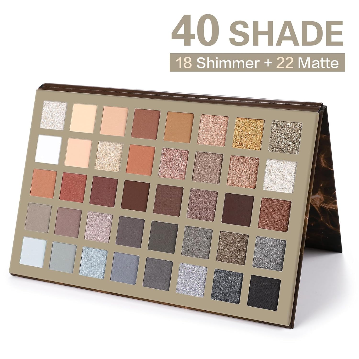 Detalle 2 de UCANBE Lidschatten Palette 40 Farben wasserfest