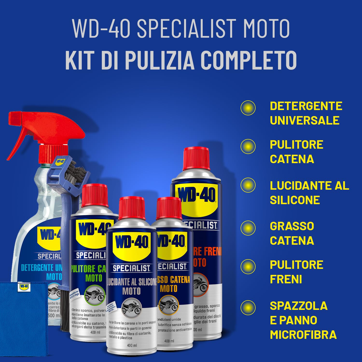 Thumbnail 1 de WD-40 Specialist Kit Manutenzione Moto