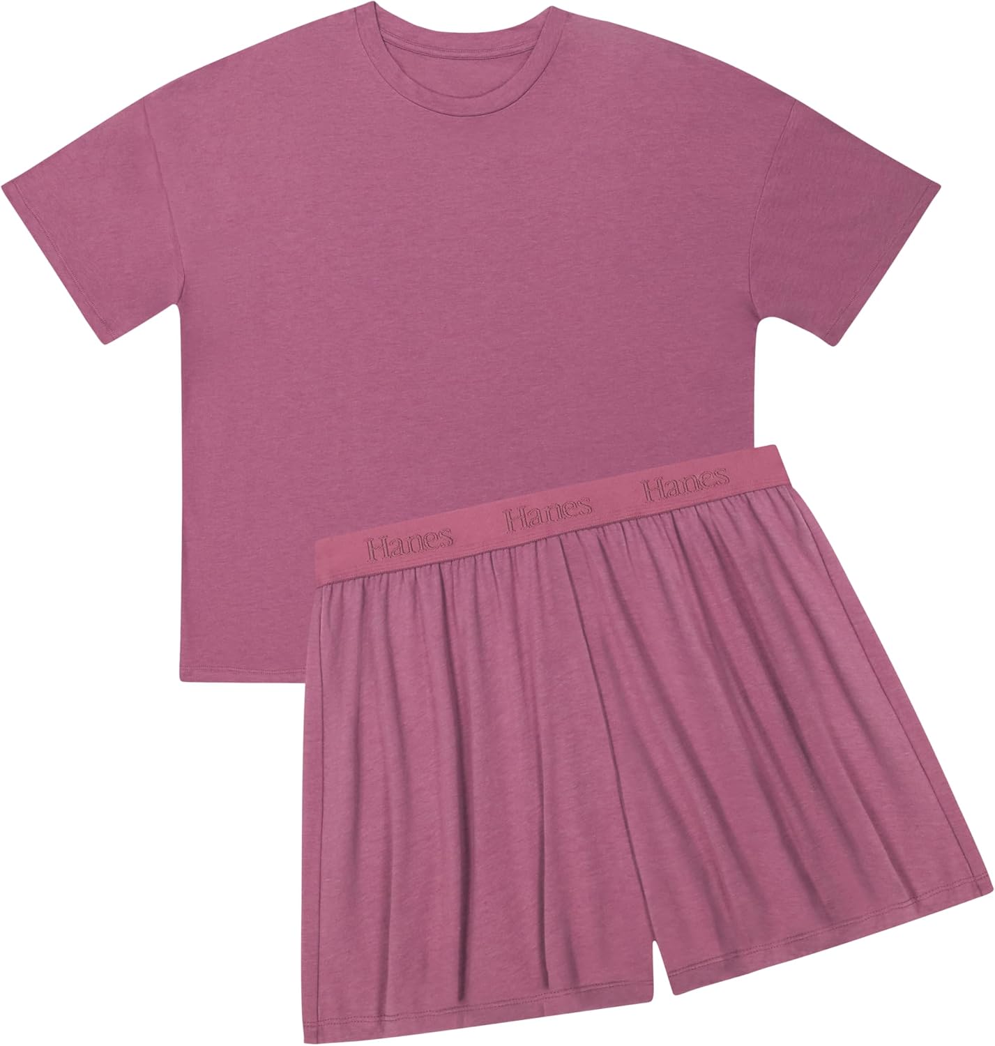 Detalle de Hanes Comfywear Pajamas Set, Soft Sleep Shorts