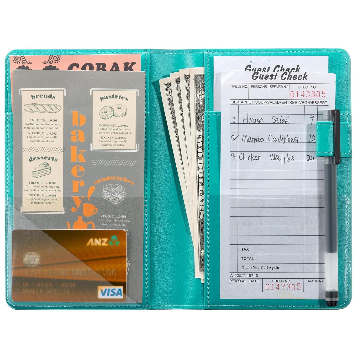 Detalle 2 de CoBak Server Book with 5 Pockets