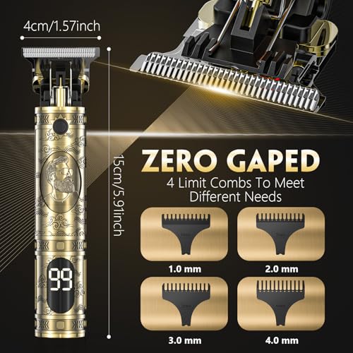 Detalle 2 de Tondeuse Cheveux Solati pour Hommes – T Zéro écart avec écran LED, finition barbier pro