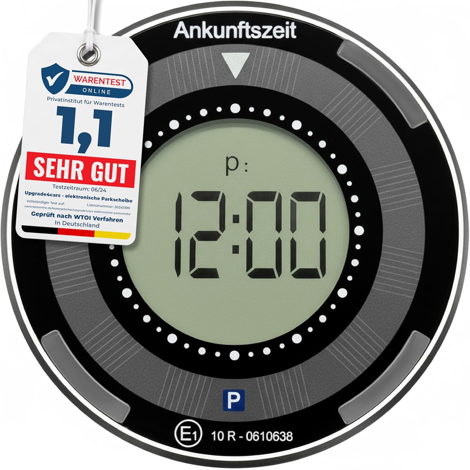 Upgrade4cars Elektronische Parkscheibe CR2450