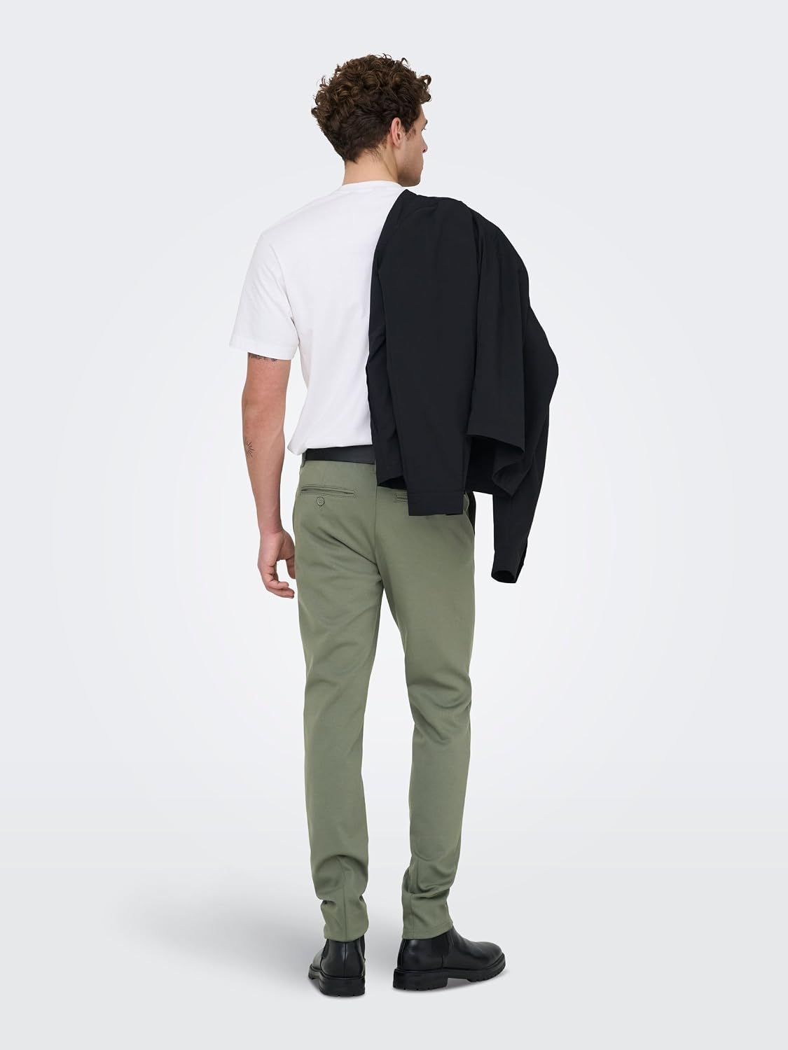 Detalle de Only & Sons Pantalon de Costume Homme - Coupe ajustée et imprimé intégral
