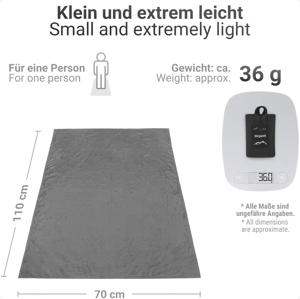 Thumbnail 1 de Siegvoll Mini Picknickdecke 70 x 110 cm