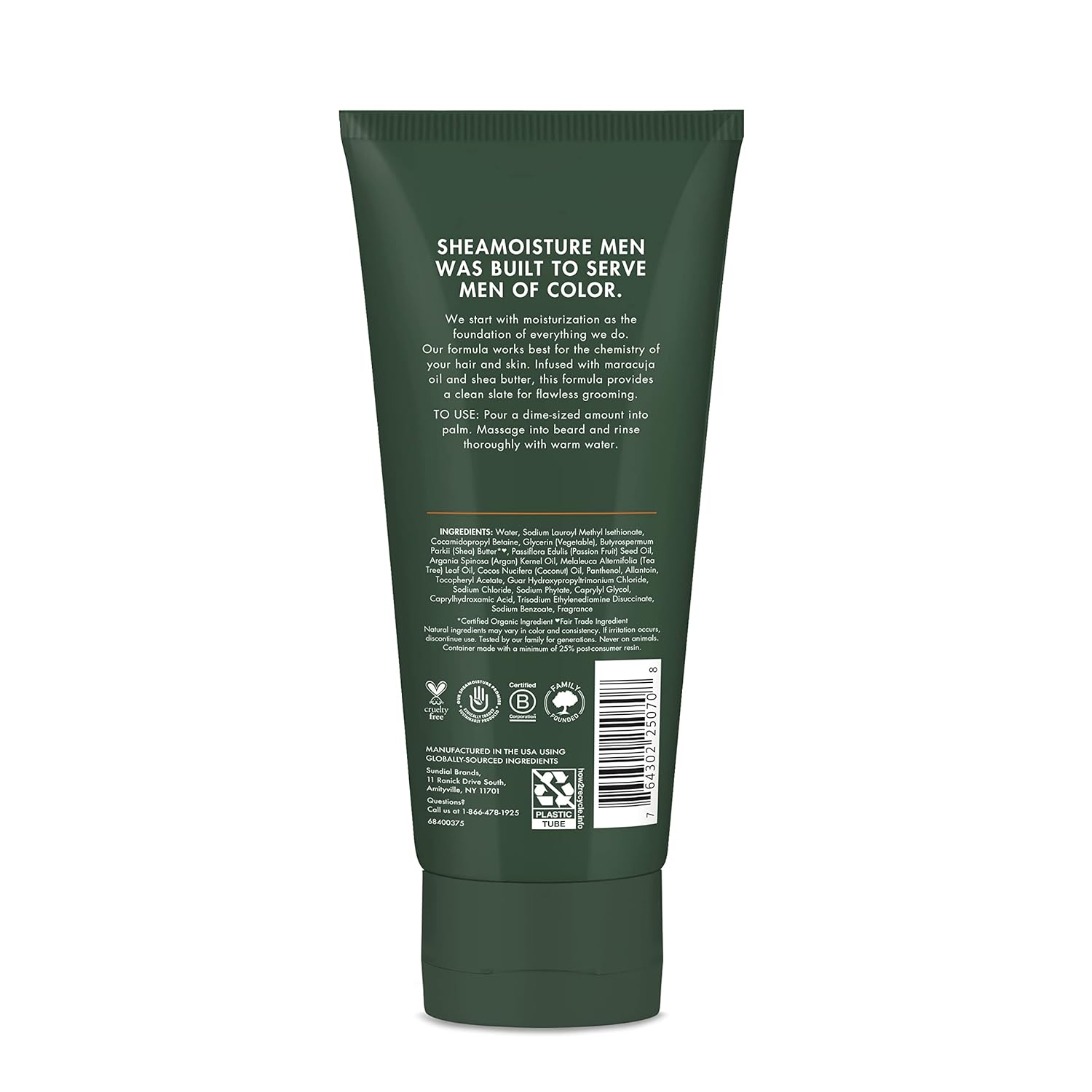 Thumbnail 1 de SheaMoisture Beard Wash for Full Beards with Maracuja Oil & Shea Butter (6 oz)