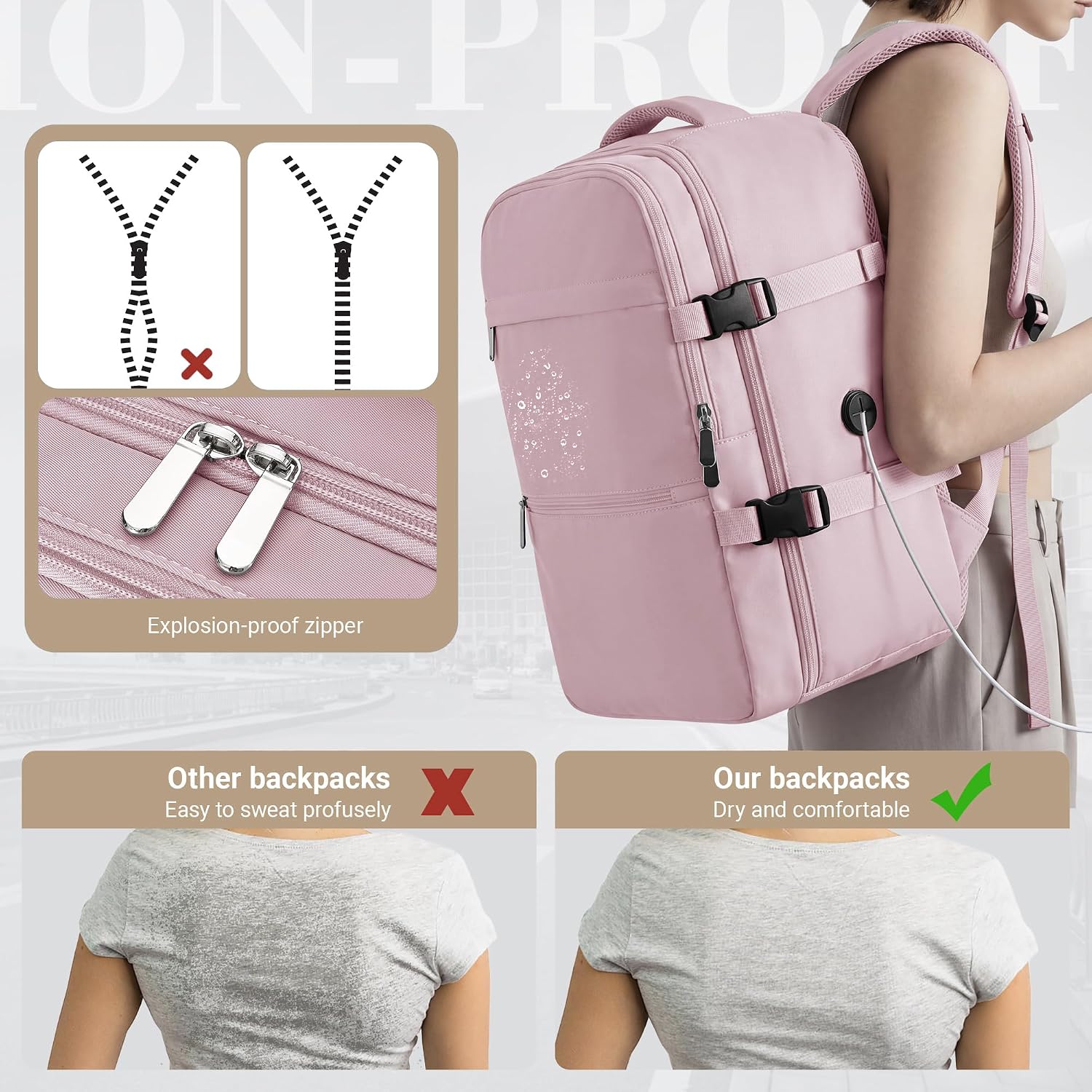 Thumbnail 3 de WOUIYO for Ryanair Cabin Bags 40x30x20 Underseat Cabin Bag: Practical, Waterproof and TSA-Ready
