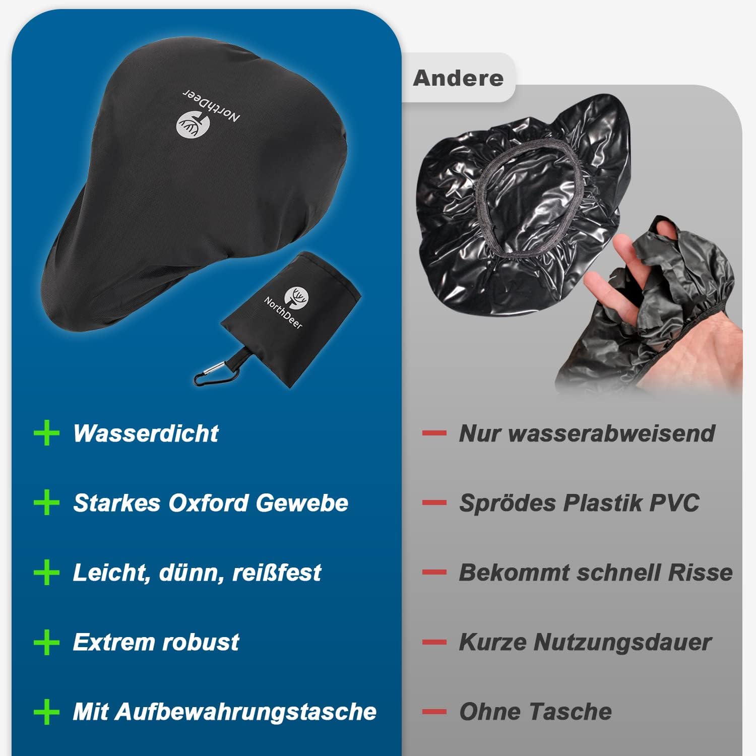 Thumbnail 2 de Northdeer Sattelbezug wasserdicht 2er Set