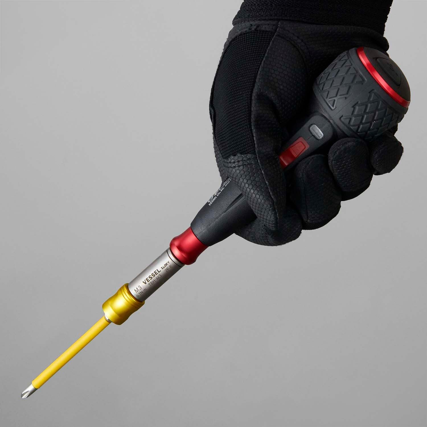 Detalle de ベッセル VESSEL TBH-M6 トルクビットホルダー M6・4.6N・m設定・スライドスリーブ式