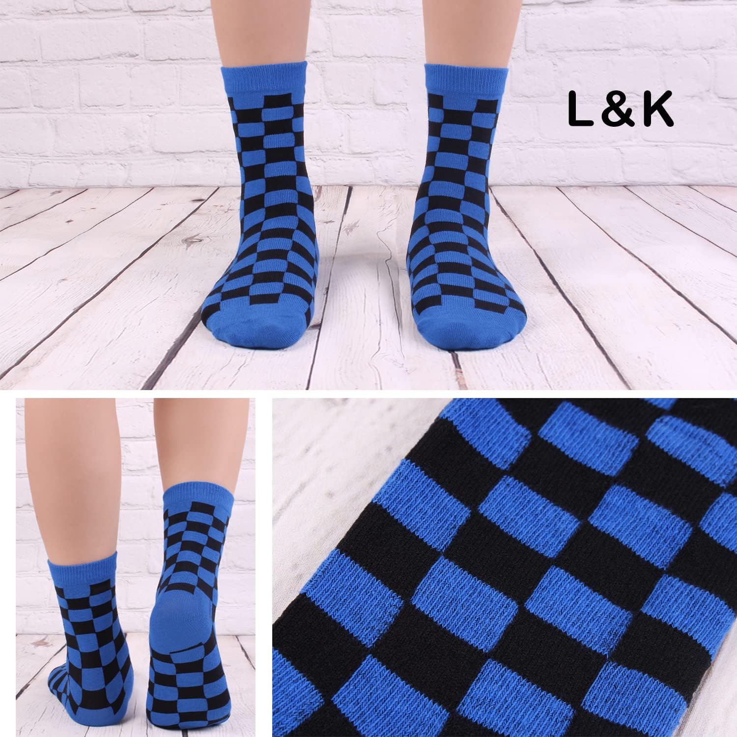Thumbnail 4 de L&K-II calzini navy in spugna, 10 paia