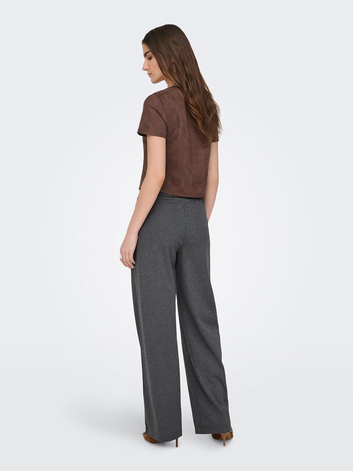 Thumbnail 4 de JdY Damen Marlene Hose GEGGO – weit geschnittene Culotte/Flare mit Schlupfbund